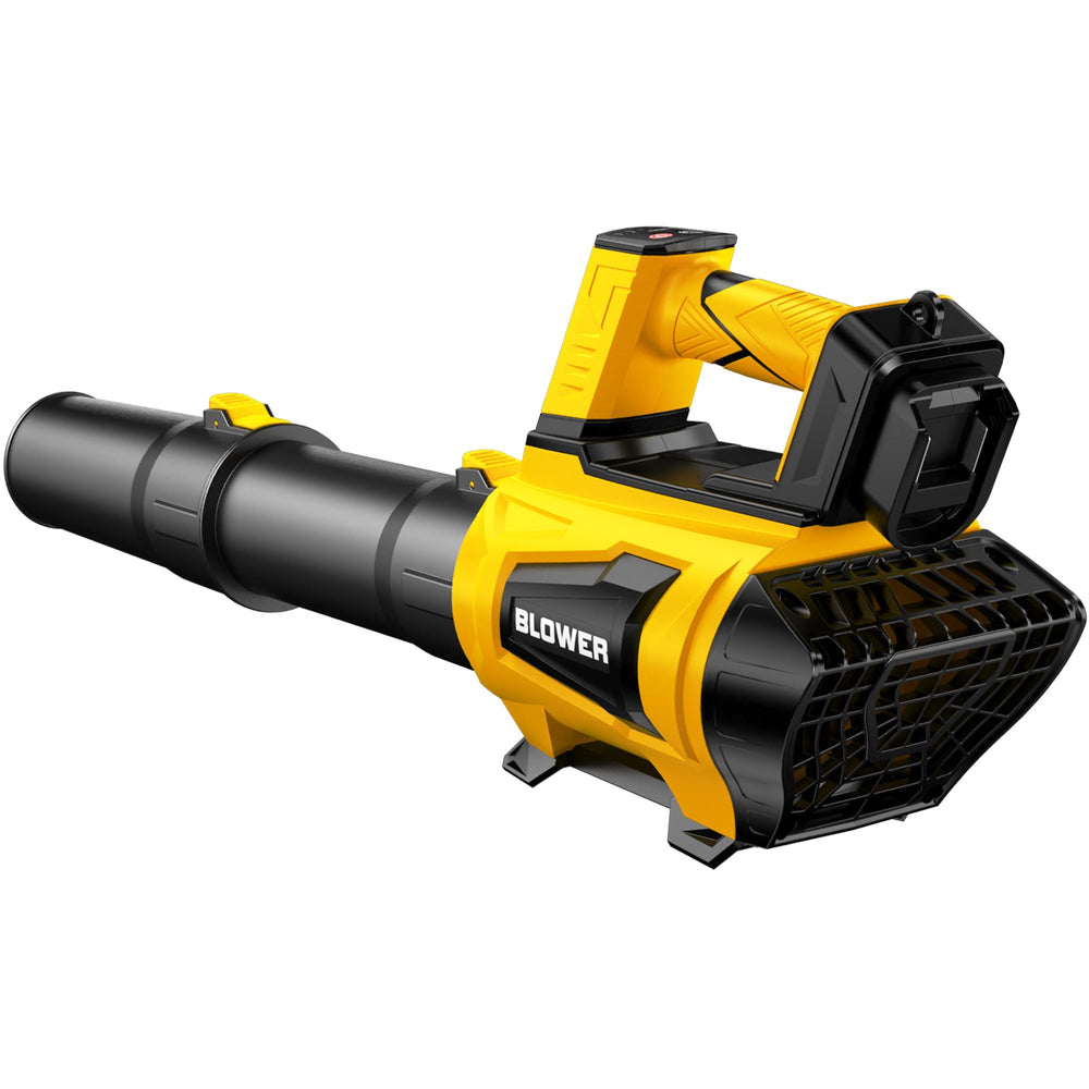Restick front view showing blower body and ergonomic handle delivering balance