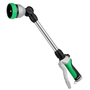 Restmo front view of metal watering wand showing robust build and durability
