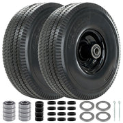RETOTLA front view of 10-inch solid wheel showing durable build and easy replacement