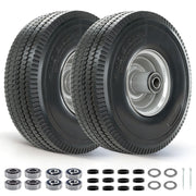 RETOTLA front view of 10-inch wheel showing durable rim and tire for reliable replacement