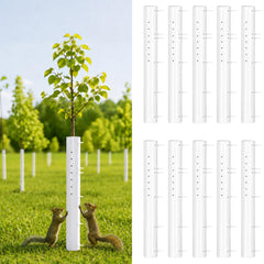 RGJ front view of 10-pack tree tubes showing value and protection