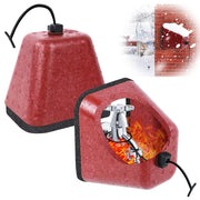 RGJ front view red faucet cover showing protective fit benefit