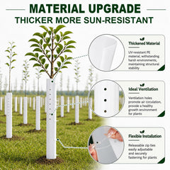 RGJ split design wrapped around a trunk for easy installation benefit