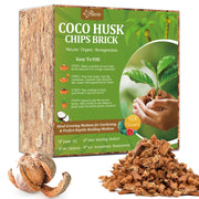 Riare front packaging showing 10lb coco chips and eco-friendly benefits