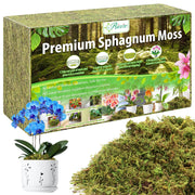 Riare front packaging showing compressed moss brick and product benefit