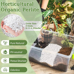 Riare close-up of coarse perlite texture highlighting aeration benefits