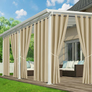 RichSets front view of six outdoor panels showing full coverage and style benefit