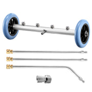 RIDGE WASHER front view showing 16 inch spray bar for faster undercarriage rinsing