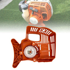 Rinlius starter rope and handle detail demonstrating grip comfort and ready-to-use assembly