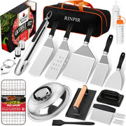 RINPIR full griddle kit front view showing tools for organized cooking benefit