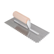ROBERTS trowel front view showing full blade and handle for precise spreading
