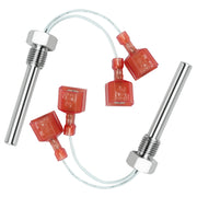 Romalon flue sensor front view showing sensor shape and fit for Pentair heaters, reliable replacement