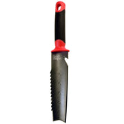 Root Slayer 16211 front view showing red handle with durable blade for versatile gardening