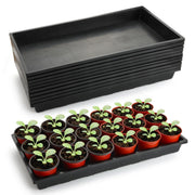 RooTrimmer top view of flat 1020 tray showing planting area and easy organization