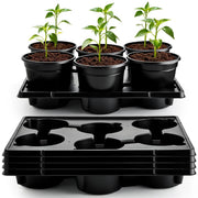 RooTrimmer front view showing 30 pots and 5 trays, durable starter solution