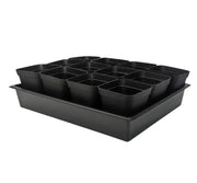 RooTrimmer front packaging showing pots and trays for neat seed starting