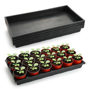 RooTrimmer front view of five 1020 trays, organized for easy handling