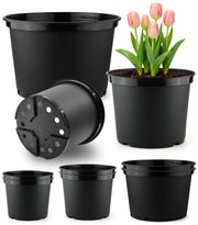 RooTrimmer front view of all nine pots showing size variety and durability