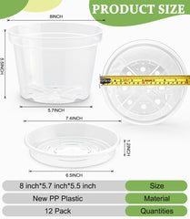 RooTrimmer pot and saucer detail protecting surfaces and collecting runoff