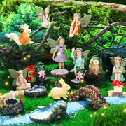 Roowest front arrangement showing all 19 pieces and easy scene setup benefits