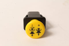 Rotary side profile highlighting 1.4 inch diameter and simple panel fit benefit