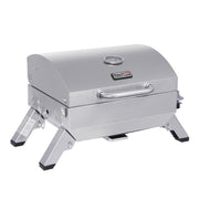 Royal Gourmet GT1001 front view showing compact stainless steel body and handle for easy transport