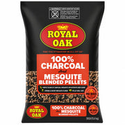 Royal Oak front packaging showing 30 lb bag and bold branding for easy identification