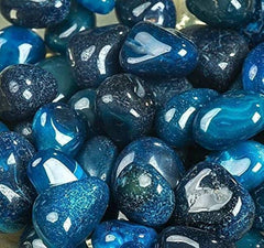 ROYAL SAPPHIRE front of bag showing blue pebbles and weight benefit