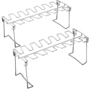 RTT front view of rack showing 14 slots and sturdy build for even cooking