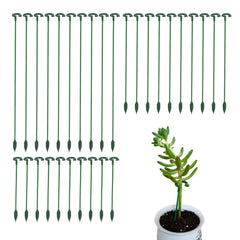 Ruksifg front packaging showing 30 green plant stakes supporting plants