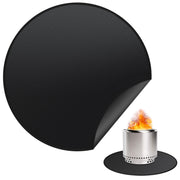 rumlick front view of round mat showing full coverage and protection