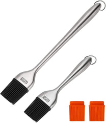 RWM front view showing orange silicone head and stainless handle, clear benefit: easy grip