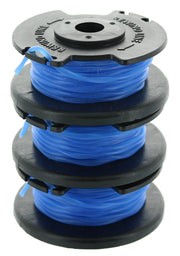 RYOBI front packaging showing three AC14RL3A spools and clear compatibility