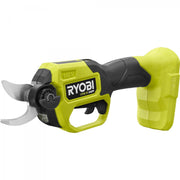 RYOBI ONE+ pruner front view showing blades and LED for precise cutting