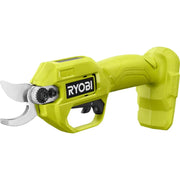 RYOBI pruner front angle showing compact design and easy handling