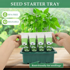 Ryscam side view height comparison displaying tall 4.33-inch dome for taller seedlings