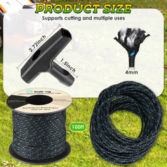 Saillong two starter handles displayed to show ergonomic grip and quick attachment
