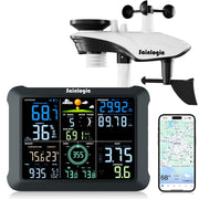 sainlogic 8.5-inch display front showing organized weather data benefit quick reading