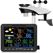 sainlogic front display showing multiple weather metrics and easy reading