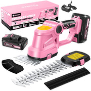 Saker front view trimmer pink showing compact design and easy handling