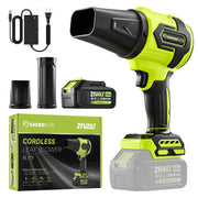 SakerPlus front view showing nozzles and compact body for easy storage