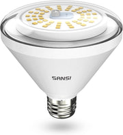 SANSI bulb front packaging showing product and benefits