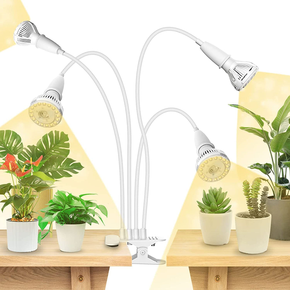 SANSI front view of clip-on grow light showing compact design and focused illumination