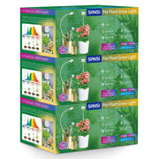 SANSI front view of clip-on grow light showing compact head and clamp, ideal for tight spaces