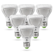 SANSI 6-pack front view showing bulbs and packaging, reliable grow lighting