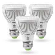 SANSI front view of 3-pack bulbs showing full-spectrum benefit