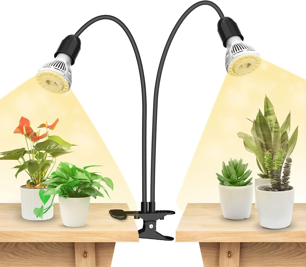 SANSI front view of grow light showing compact design and bright coverage benefit