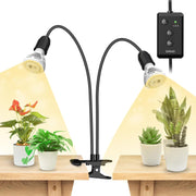 SANSI front view of LED grow light showing full-spectrum panel and compact design benefit