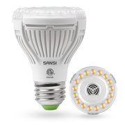 SANSI bulb front view showing shape and daylight output benefiting plant visibility