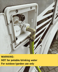 SARANICE side angle highlighting swivel action for less hose strain
